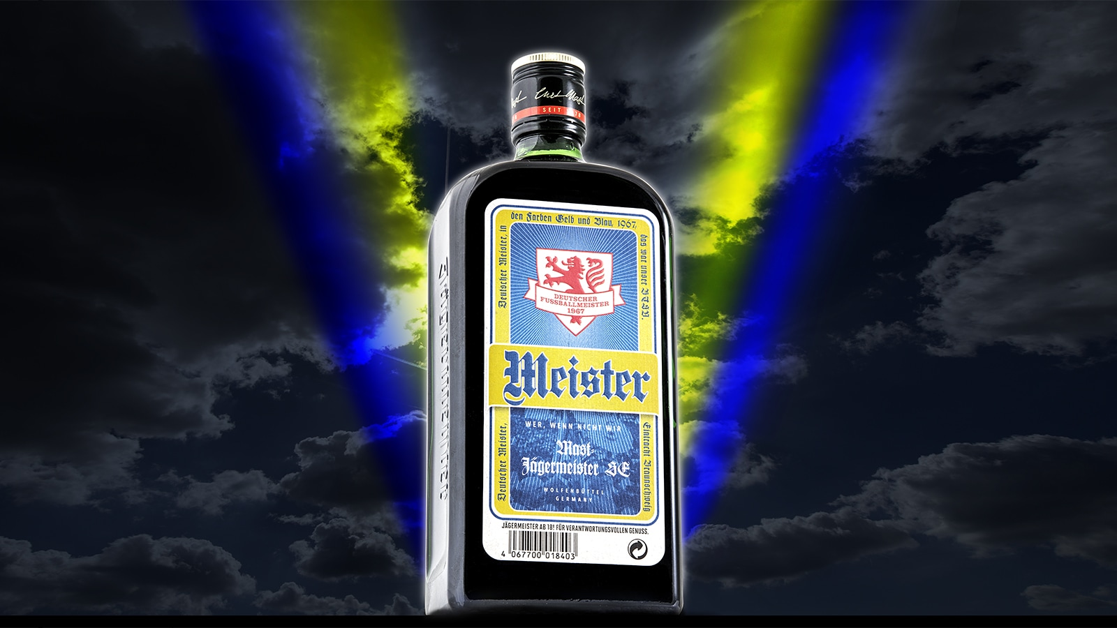 Jagermeister Eintracht Jubilaumsflasche Gingco Communication